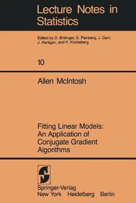 Fitting Linear Models: An Application of Conjugate Gradient Algorithms by A. McIntosh