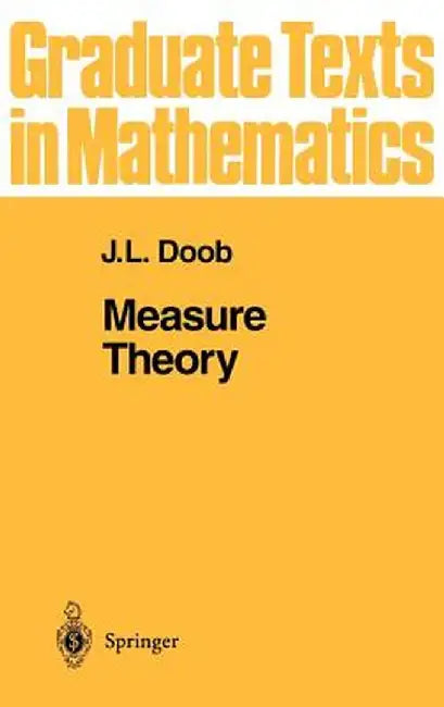 Measure Theory by J. L. Doob