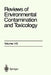 Reviews Of Environmental Contamination Toxicology by George W. Ware
