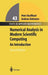 Numerical Analysis in Modern Scientific Computing: An Introduction by Peter Deuflhard
