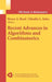 Recent Advances in Algorithms and Combinatorics by Bruce A. Reed