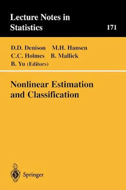 Nonlinear Estimation and Classification by David D. Denison