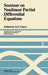 Seminar on Nonlinear Partial Differential Equations by S. S. Chern