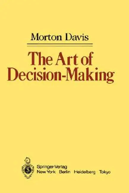 The Art of Decision-Making by Morton Davis