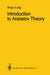Introduction to Arakelov Theory by Serge Lang