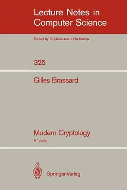 Modern Cryptology by Gilles Brassard