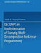 Decomp: An Implementation of Dantzig-Wolfe Decomposition for Linear Programming by James K. Ho