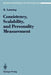 Consistency, Scalability, and Personality Measurement by Kevin Lanning