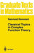 Classical Topics in Complex Function Theory by Reinhold Remmert