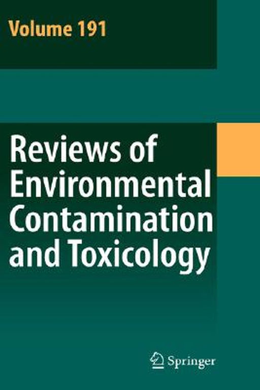 Reviews Of Environmental Contamination Toxicology by George W. Ware