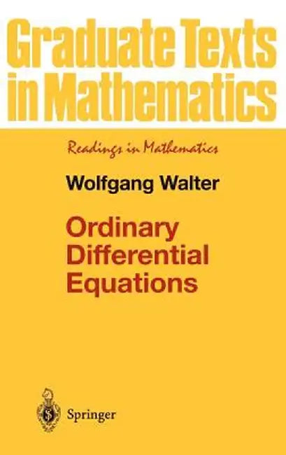 Ordinary Differential Equations by Wolfgang Walter