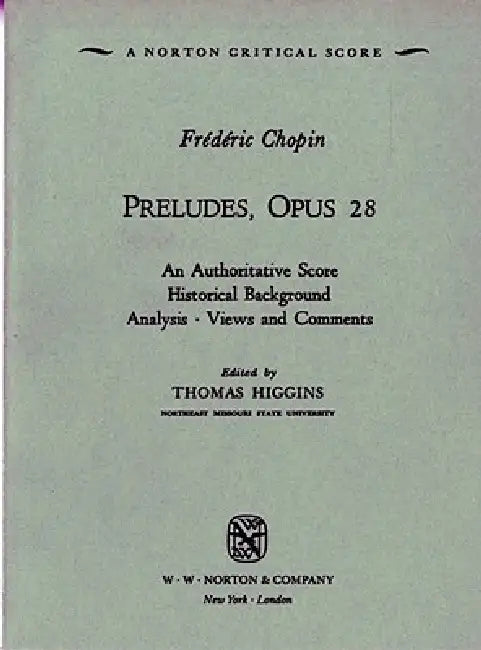 Preludes, Op. 28 by Frédéric Chopin, Thomas Higgins