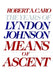 Means of Ascent: The Years of Lyndon Johnson II by Robert A. Caro