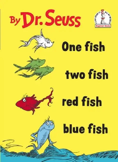 One Fish Two Fish Red Fish Blue Fish by Dr Seuss