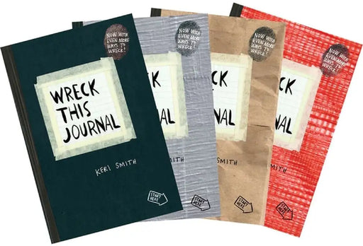 Wreck This Journal Bundle Set by Keri Smith