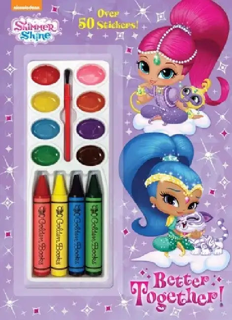 Better Together! (Shimmer and Shine) [With Four Chunky Crayons] by Rachel Chlebowski
