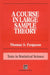 A Course in Large Sample Theory by Ferguson Thomas S.