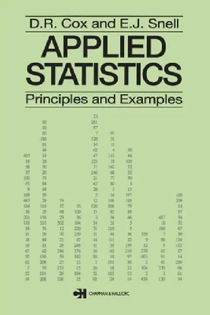 Applied Statistics - Principles and Examples by D. R. Cox