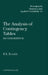 The Analysis of Contingency Tables by Brian S. Everitt