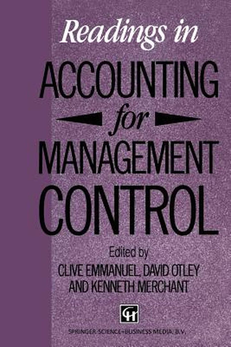 Readings in Accounting for Management Control by David Otley and Kenneth Clive Emmanuel