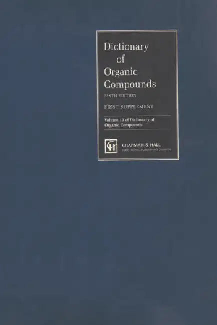 Dictionary of Organic Compounds, Supplement 1 by Buckingham John