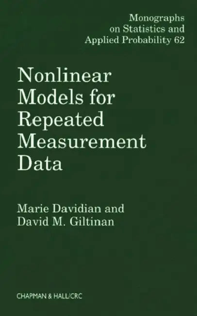 Nonlinear Models for Repeated Measurement Data by Davidian Marie