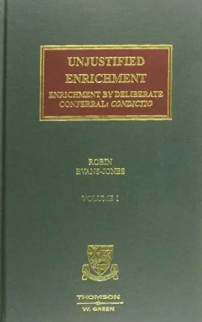 Unjustified Enrichment by Robin Evans-Jones