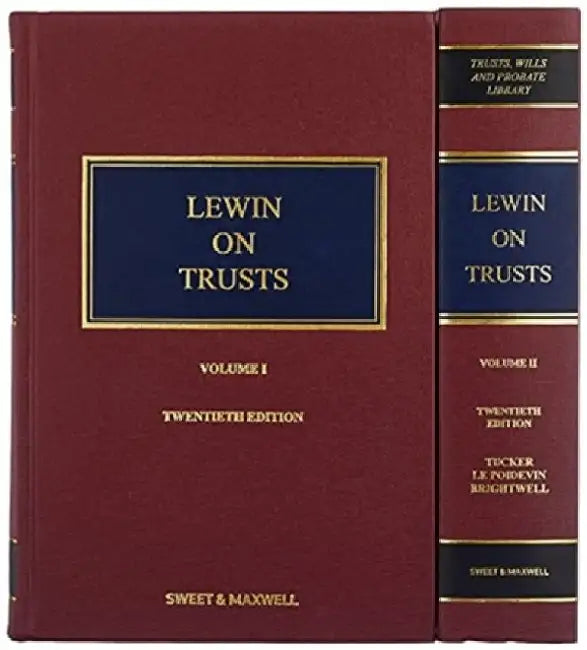 Lewin on Trusts by Lynton Tucker