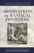 Observations on Maniacal Disorder by Pargeter, Stanley Jackson