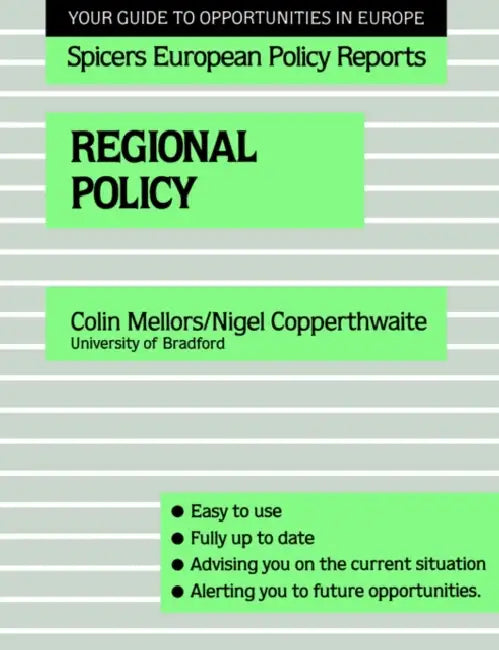 Regional Policy by Nigel Copperthwaite, Colin Mellors
