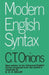 Modern English Syntax by C. T. Onions