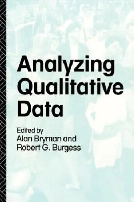 Analyzing Qualitative Data by Alan Bryman