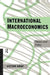 International Macroeconomics: Theory and Policy by Victor Argy