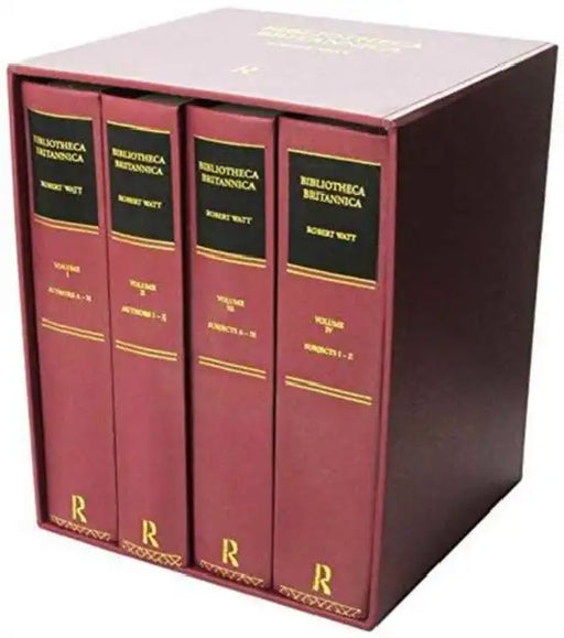Bibliotheca Britannica by Watt Robert
