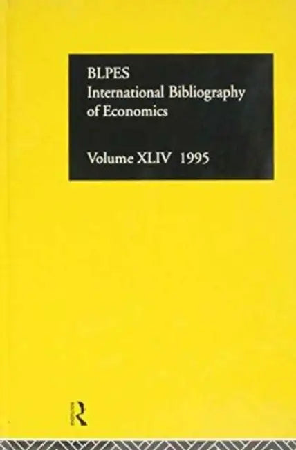Ibss: Economics: 1995  by British Library of Political and Economic Science