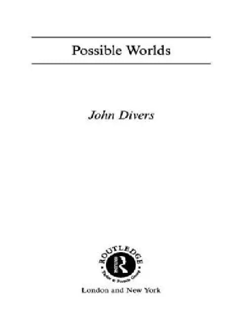 Possible Worlds by John Divers