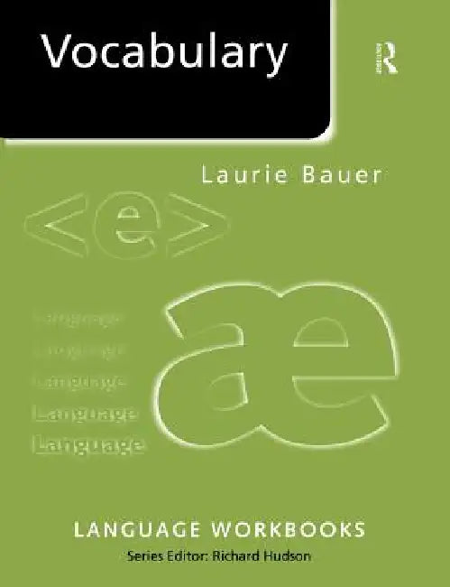Vocabulary by Bauer Laurie