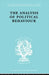The Analysis of Political Behaviour by Lasswell Harold D.