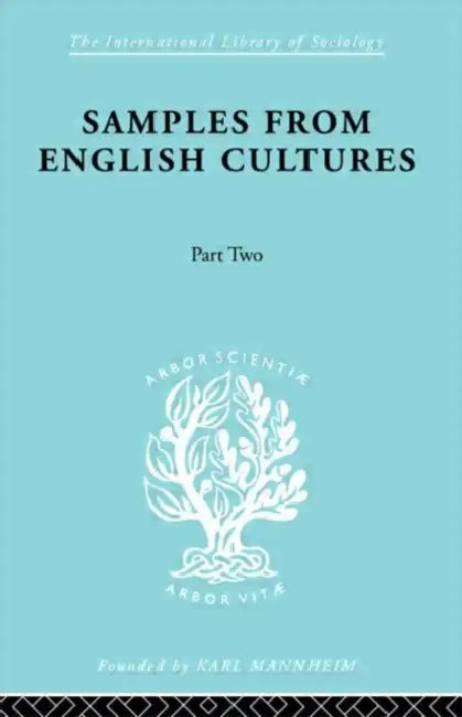 Samples from English Cultures by Klein Josephine