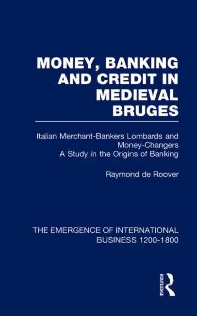 Money Bank&Cred Med Bruges by de Roover Raymond