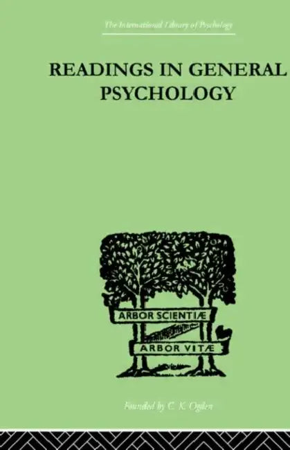 Readings In General Psychology by Halmos Paul & Iliffe
