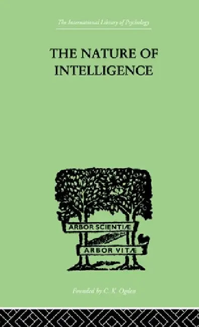 The Nature of Intelligence by L. L. Thurstone