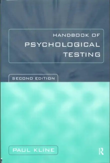 Handbook of Psychological Testing by Kline Paul