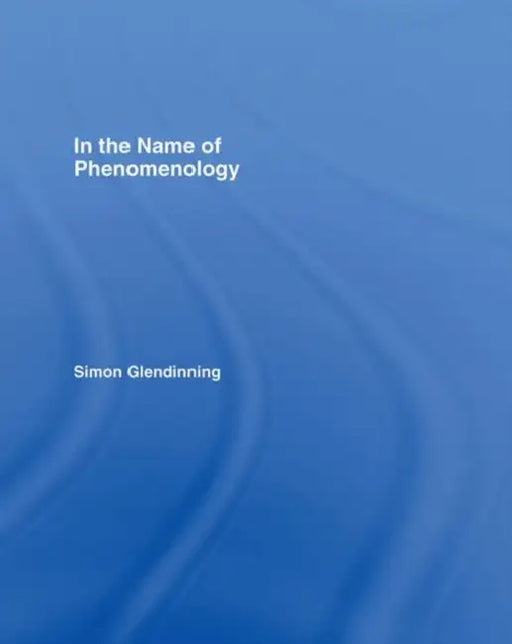 In the Name of Phenomenology by Simon Glendinning