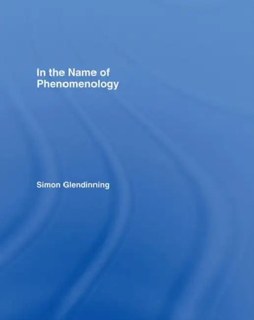 In the Name of Phenomenology by Simon Glendinning