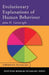 Evolutionary Explanations of Human Behaviour by John H. Cartwright