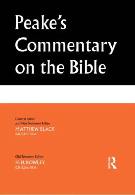 Peake's Commentary on the Bible by Matthew Black