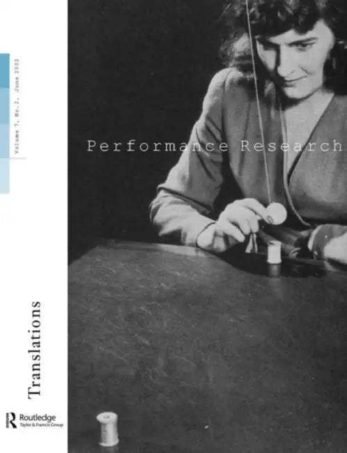 Performance Research Issu 2 by Ric Allsopp