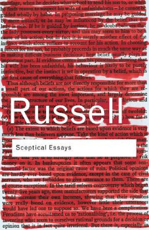 Sceptical Essays  by Bertrand Russell