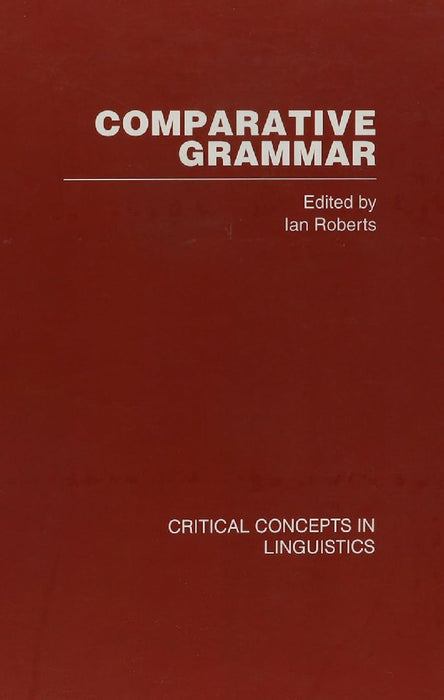 Comparative Grammar  by Ian G. Roberts